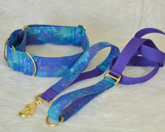 Hybrid Dog Leash - Fabric Handle with a Webbing Base (Pick your fabric & webbing!)