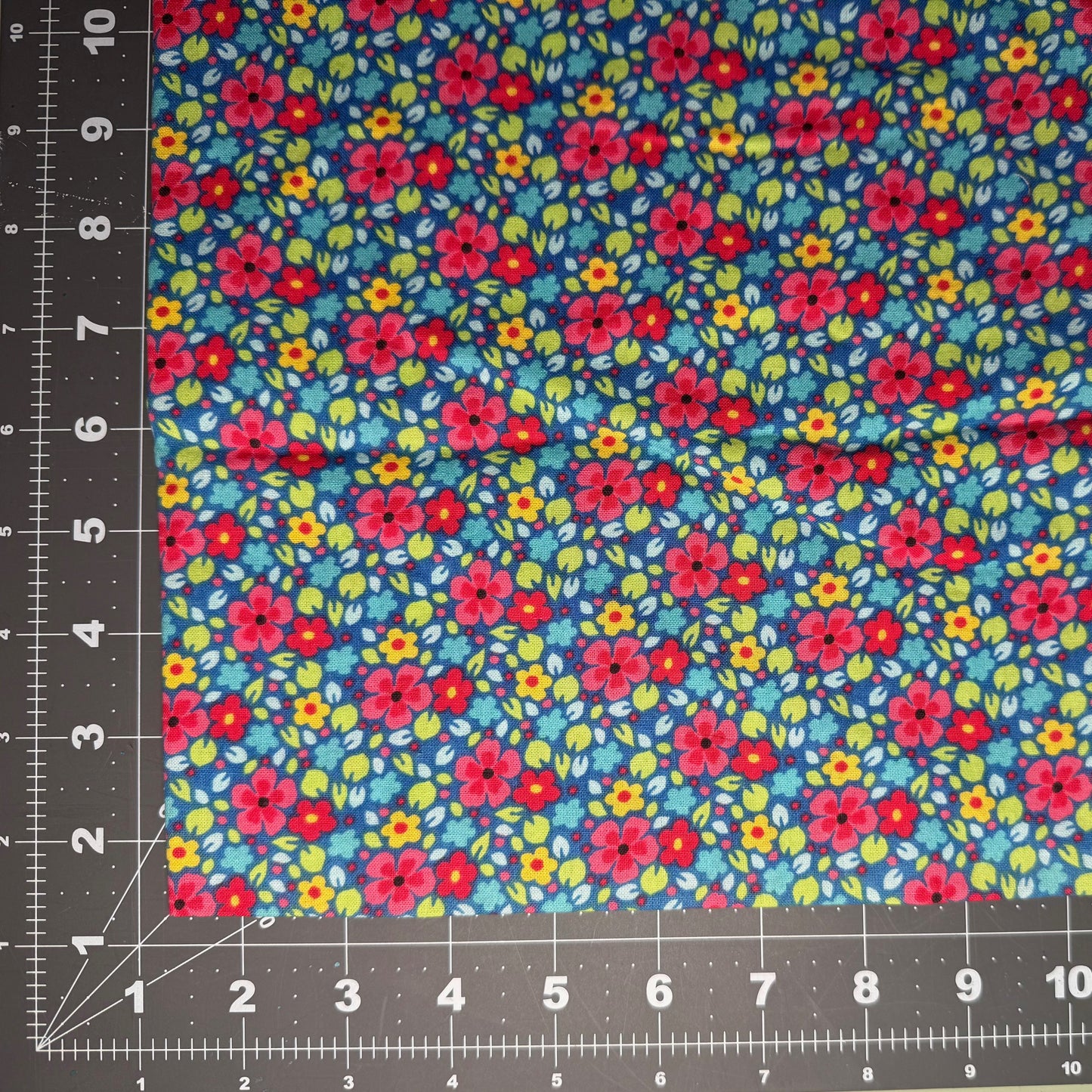 Sample Sale Collar - Bright floral pinks and blues