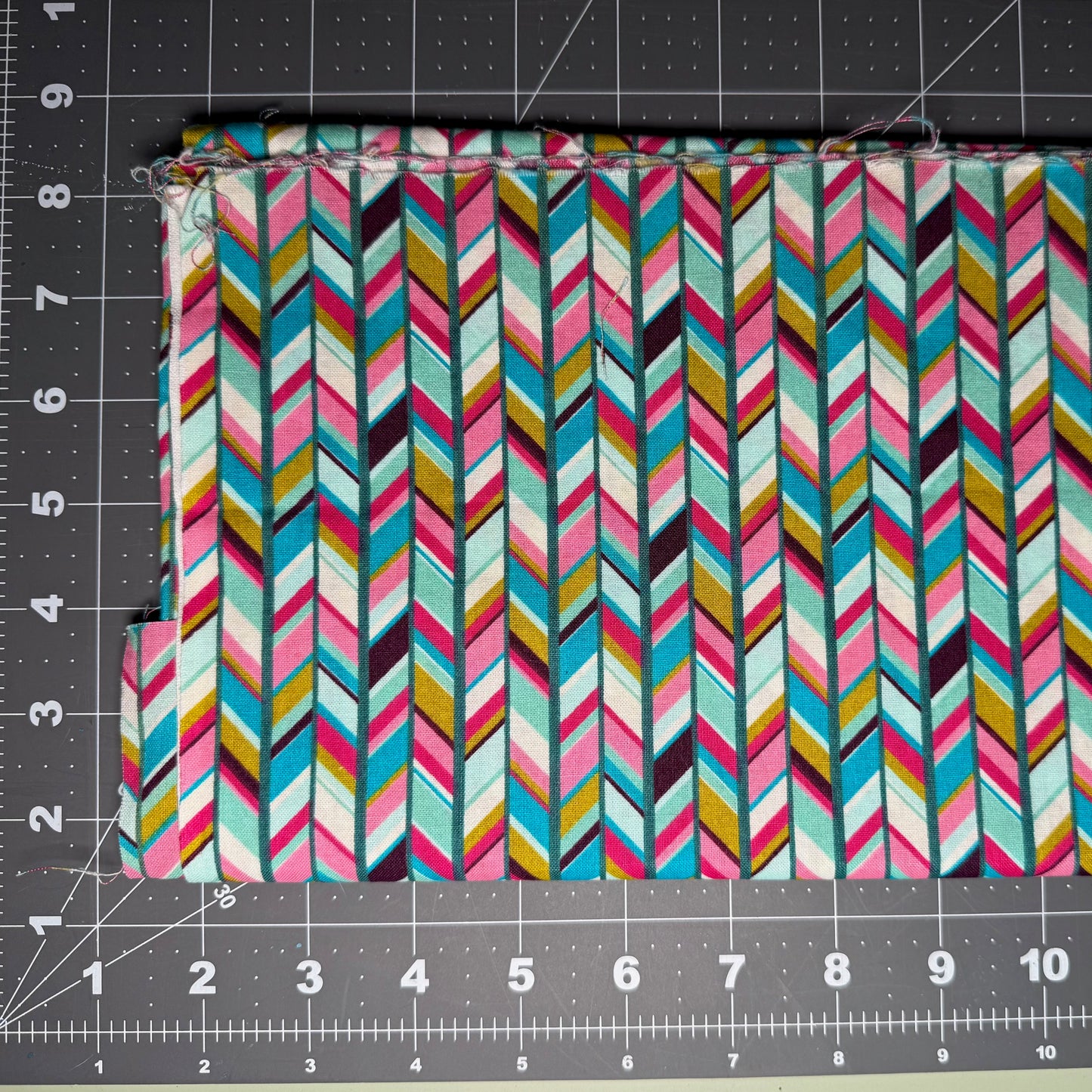 Sample Sale Collar - Multi colored chevron