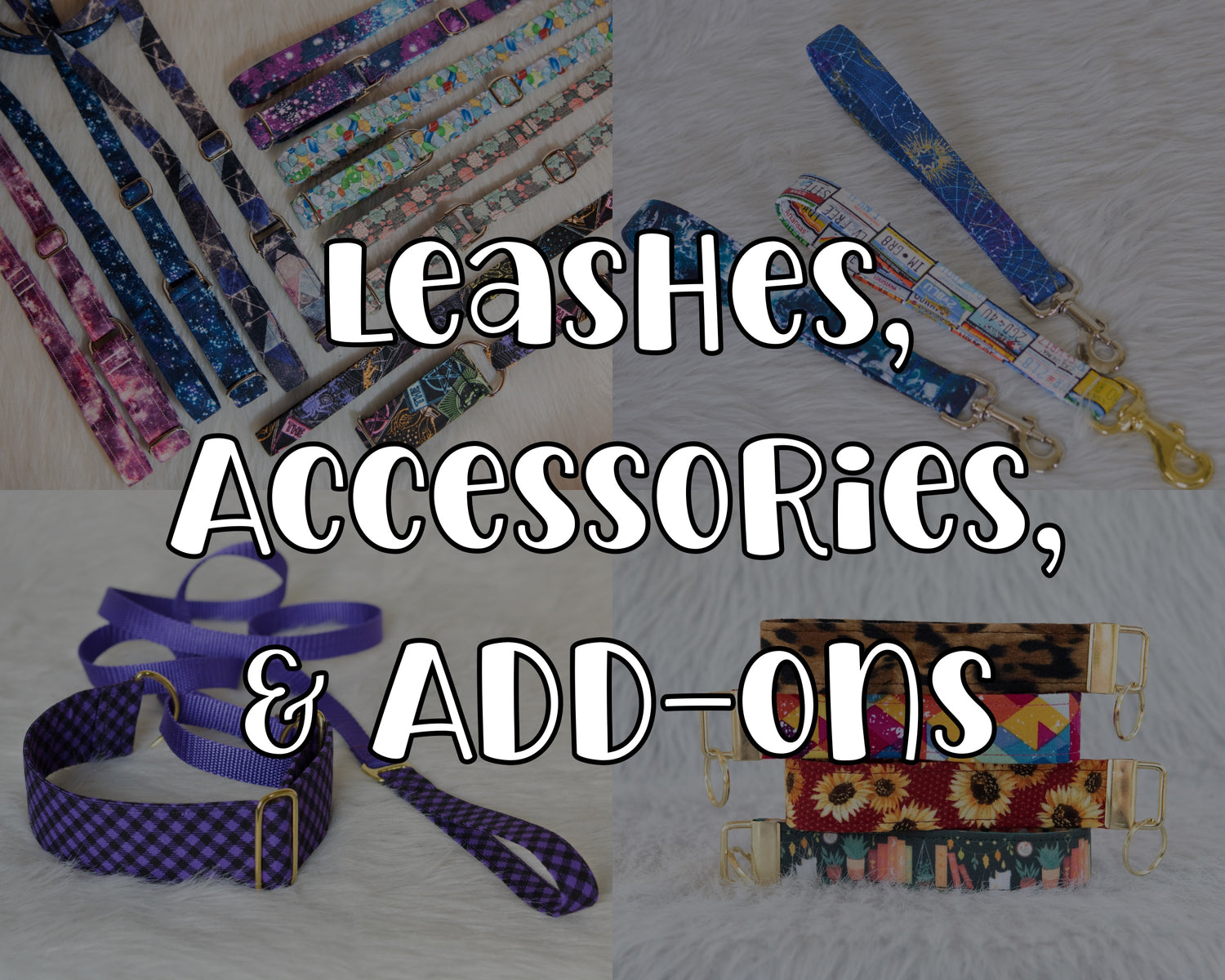Leashes, Accessories, & Add-Ons