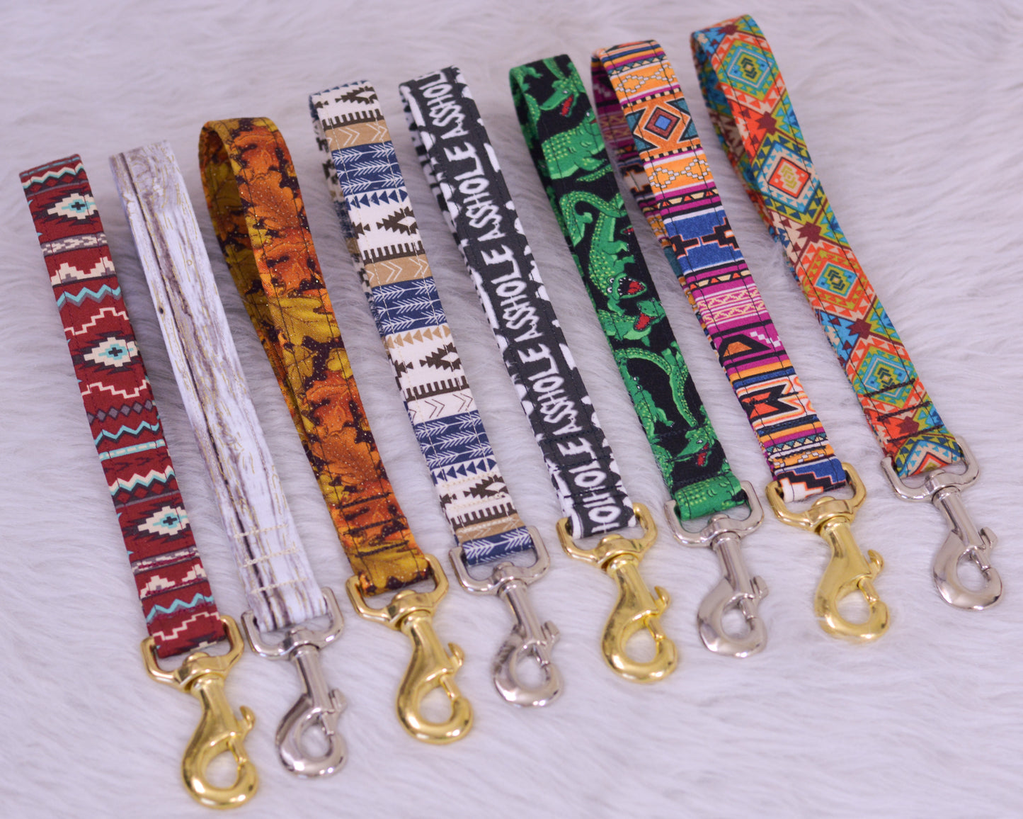 Traffic Leash/Handle - Pick Your Fabric! (Up to 2 feet long)