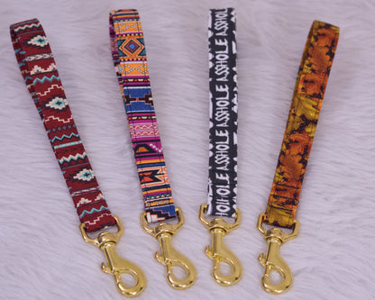 Traffic Leash/Handle - Pick Your Fabric! (Up to 2 feet long)