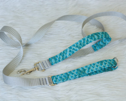 Hybrid Dog Leash - Fabric Handle with a Webbing Base (Pick your fabric & webbing!)