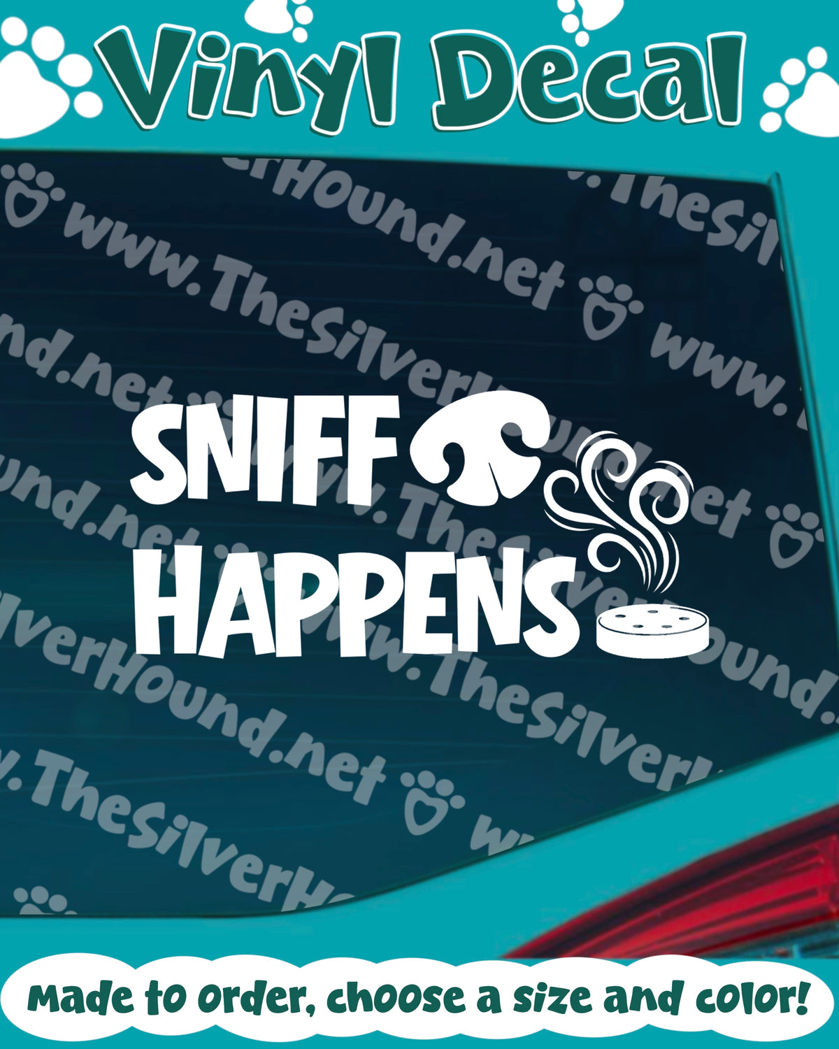 Sniff Happens - Scent Work (Decal)