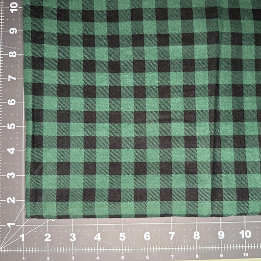 Sample Sale Collar - Green and black plaid
