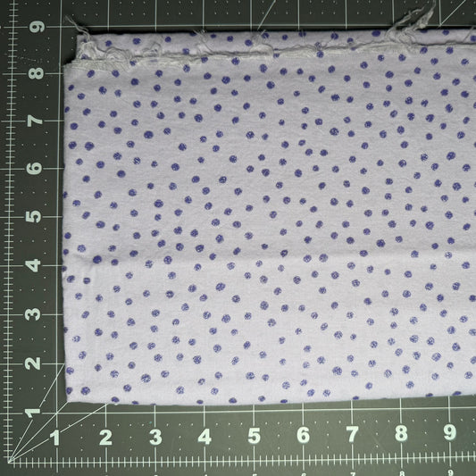 Sample Sale Collar - Pastel purple with small sparkly purple dots