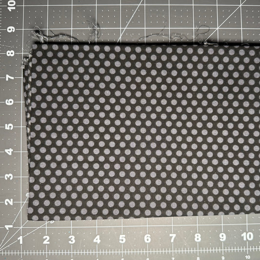 Sample Sale Collar - Grey dots on black