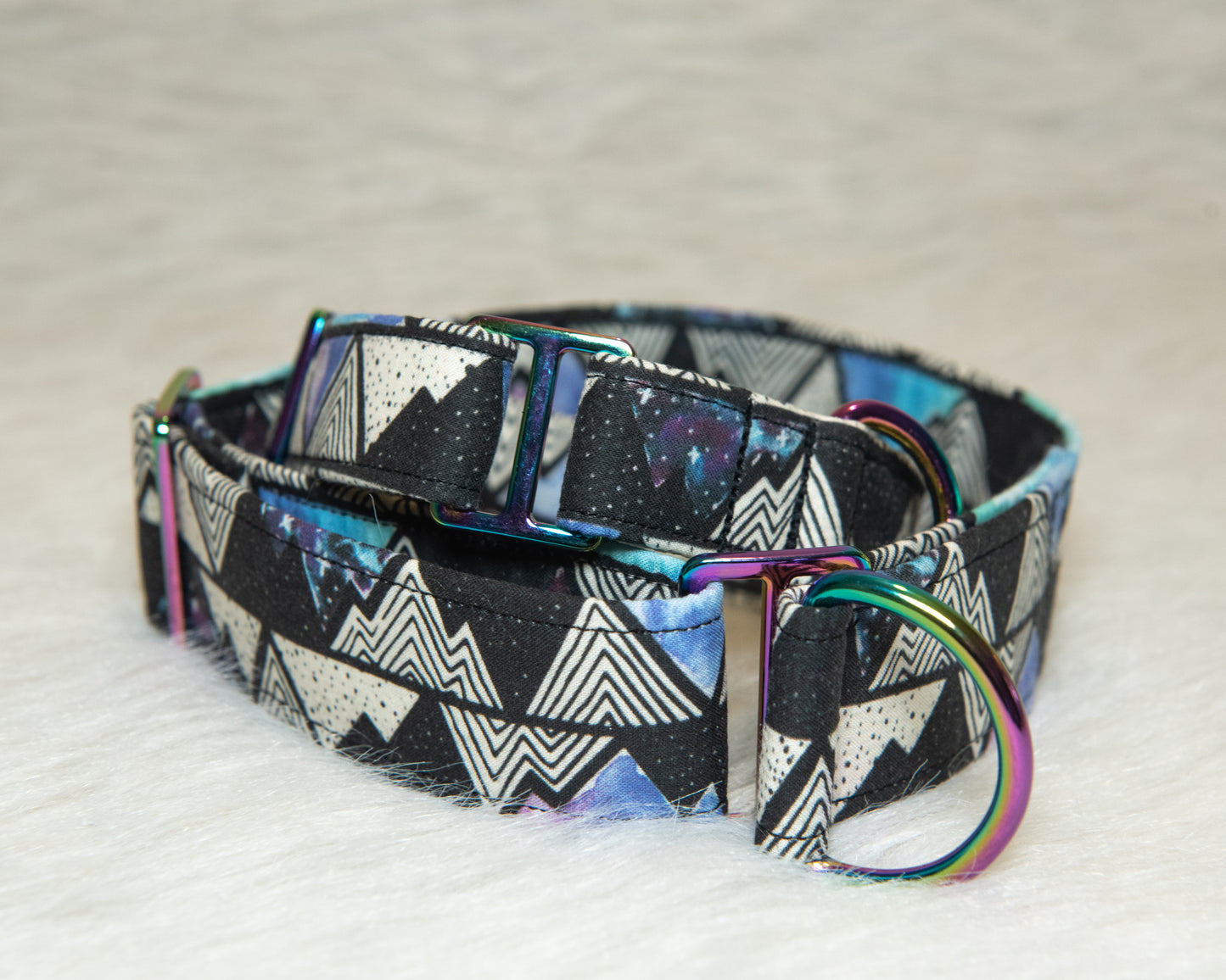 Rainbow Hardware Collar - Choose your fabric!