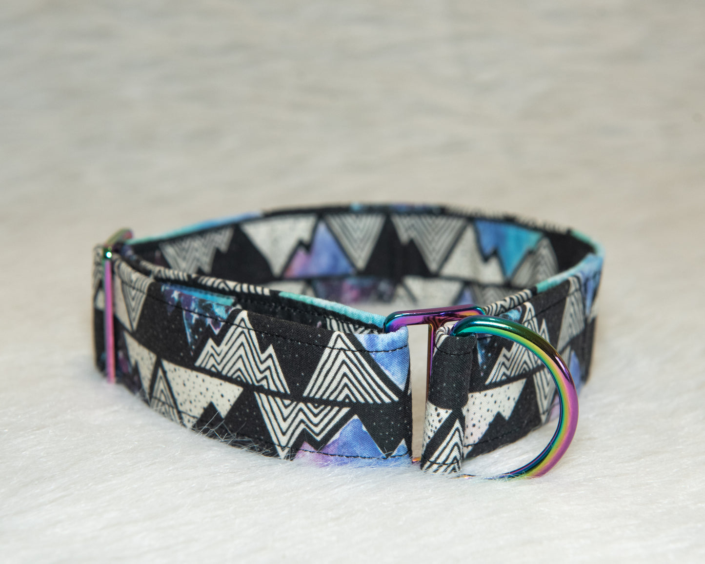 Rainbow Hardware Collar - Choose your fabric!