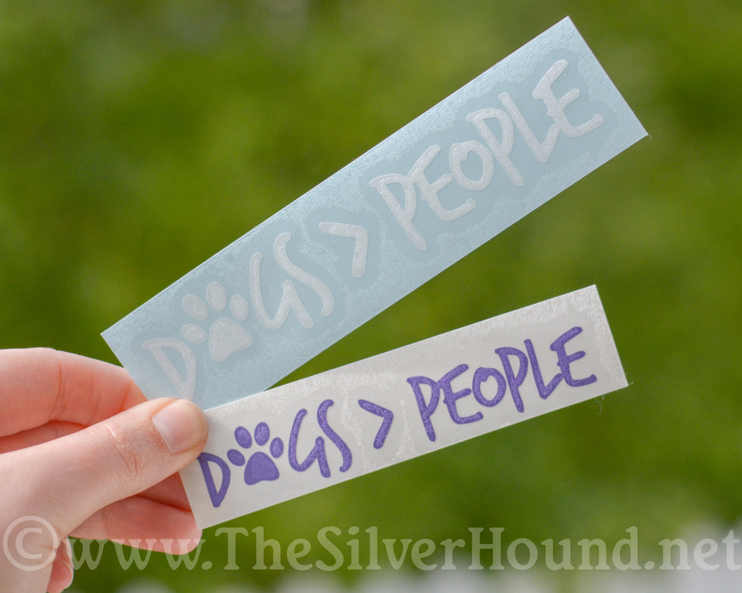 Dogs > People (Decal)