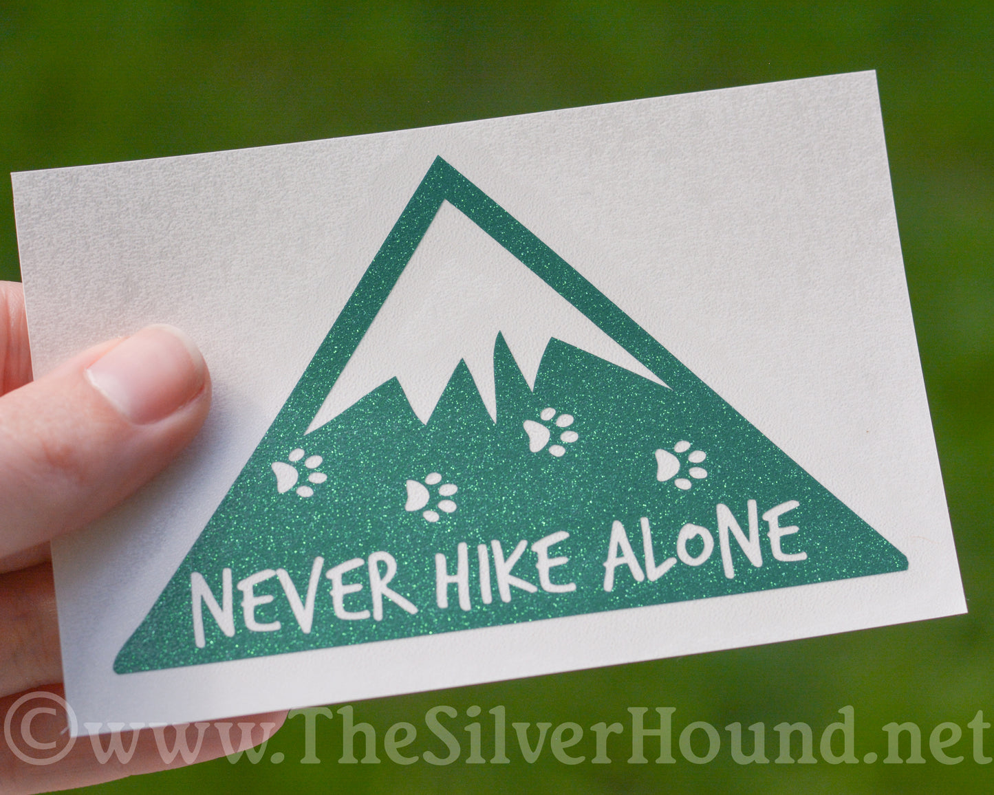 Never Hike Alone (Decal)