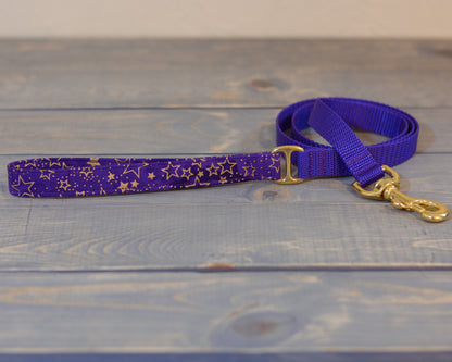 Hybrid Dog Leash - Fabric Handle with a Webbing Base (Pick your fabric & webbing!)