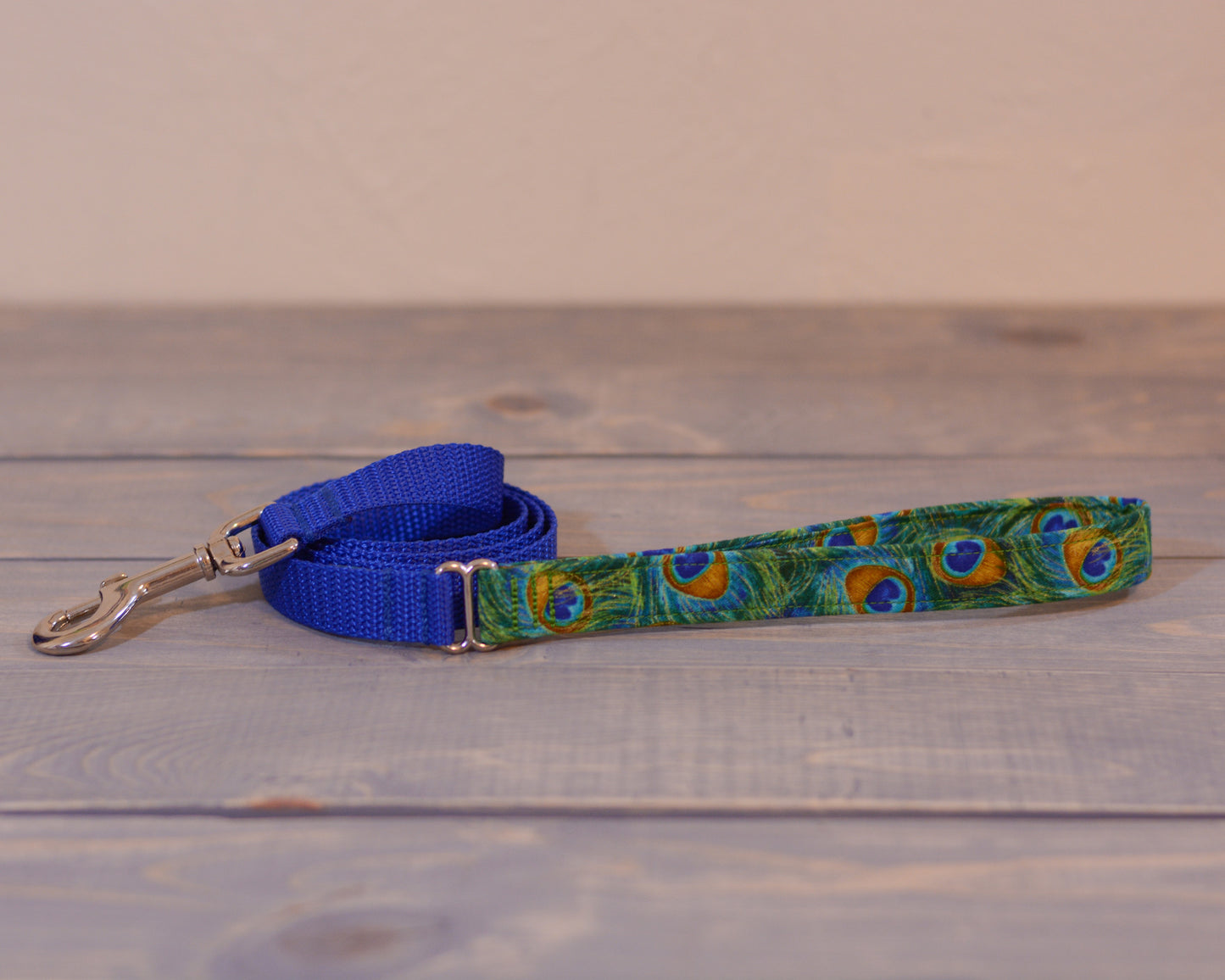Hybrid Dog Leash - Fabric Handle with a Webbing Base (Pick your fabric & webbing!)