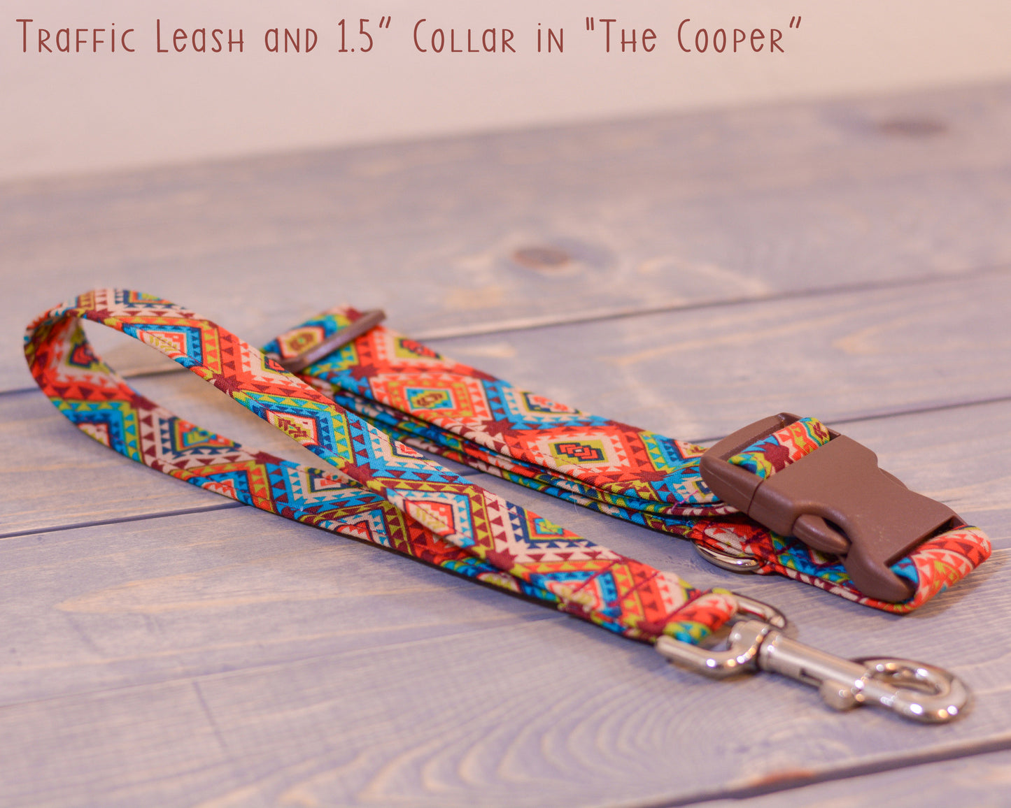 Traffic Leash/Handle - Pick Your Fabric! (Up to 2 feet long)